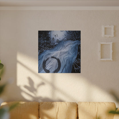 Moonlight Silk Drape Canvas Art - Zen Datsuzoku