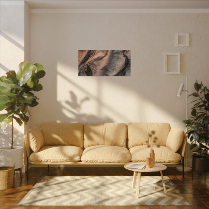 Candlelight Silk Drape Canvas Art - Japandi Mono No Aware