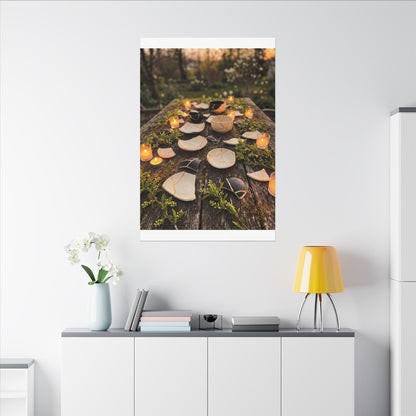 Broken Pottery Spring Canvas Art | Kintsugi Beautiful Design