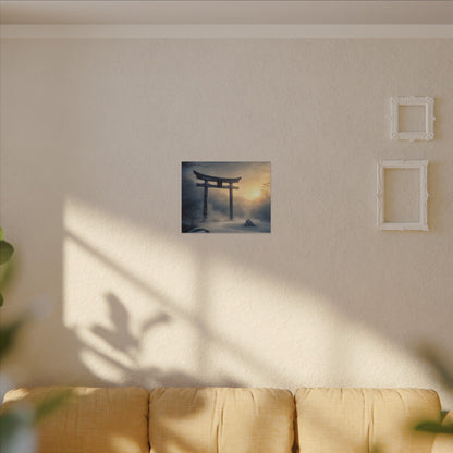 Zen Torii Gate in Golden Hour | Karesansui Canvas Art