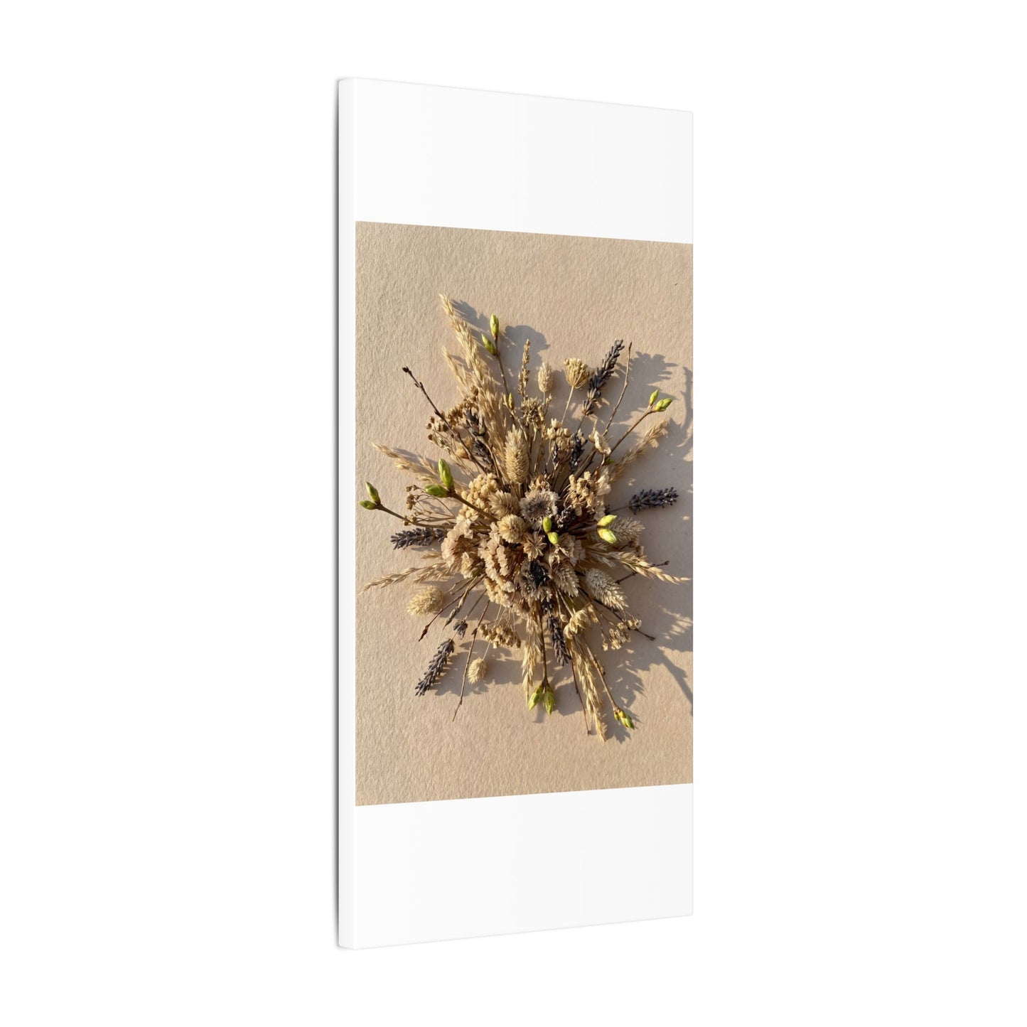 Dried Flowers Spring Canvas Art | Japandi Earthy Design