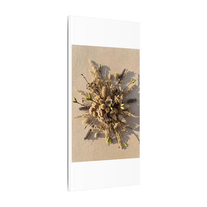 Dried Flowers Spring Canvas Art | Japandi Earthy Design