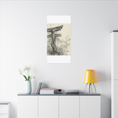 Torii Gate Summer Canvas Art | Zen Tranquil Design