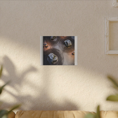 Candlelight Rock Garden Canvas Art - Japandi Ma