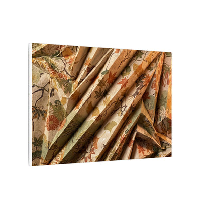 Paper Fold Autumn Canvas Art | Japandi Earthy Design