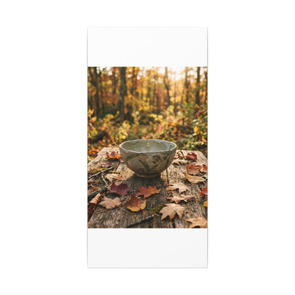 Spring Rock Garden Moody Minimal Canvas Art | Luxurious Decor