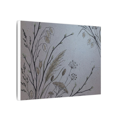 Spring Dried Flowers Japanese Pattern Canvas Art | Cozy Decor
