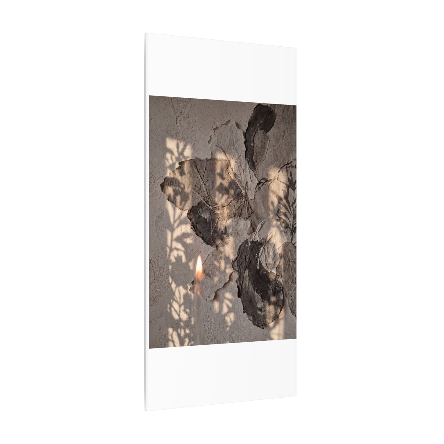 Shadow Play Summer Canvas Art | Japandi Elegant Design