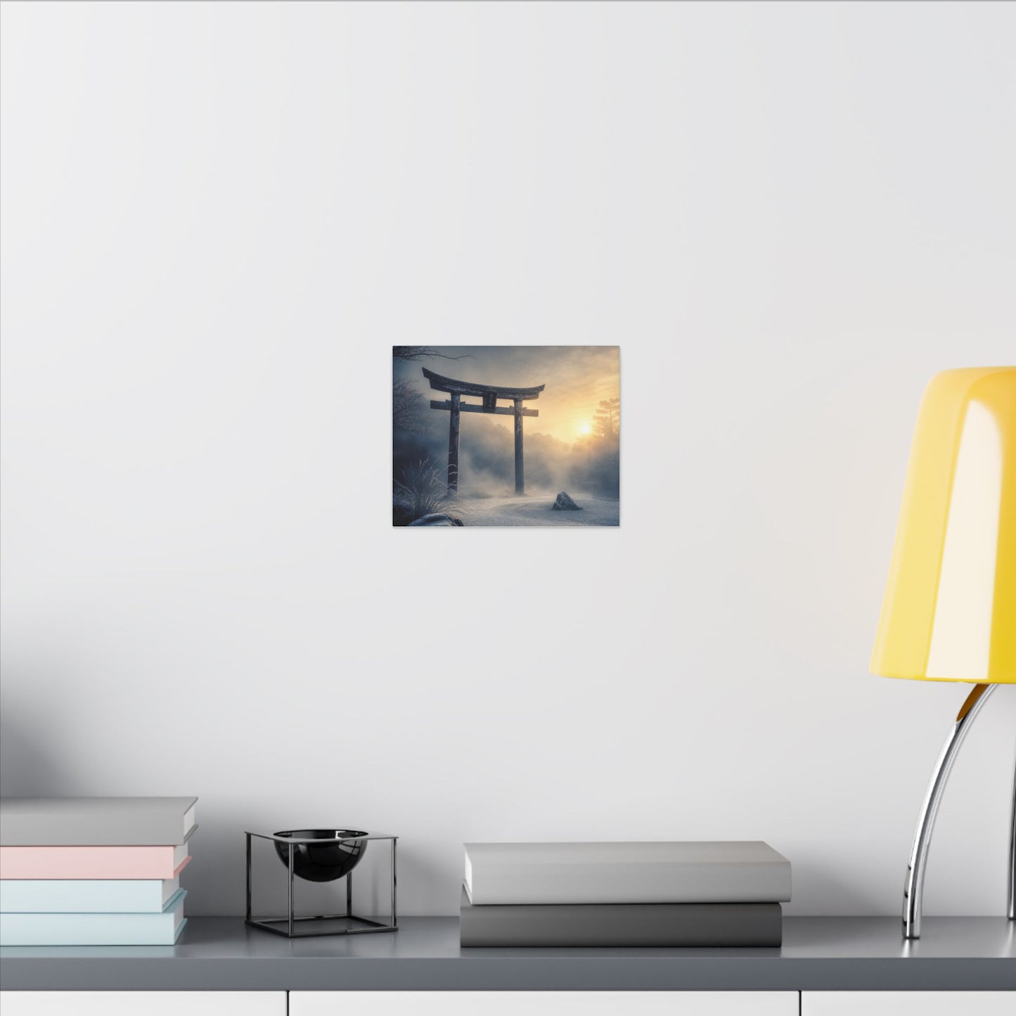 Zen Torii Gate in Golden Hour | Karesansui Canvas Art