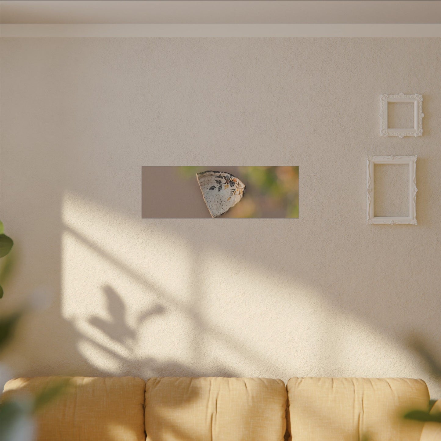 Ceramic Bowl Canvas Art | Spring Japandi Japanese Pattern Art