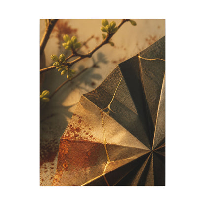 Ma Paper Fold Canvas Art - Kintsugi Broken Beauty
