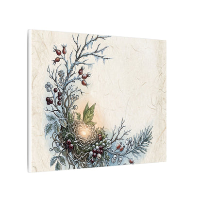 Winter Shoji Screen Forest Whimsy Canvas Art | Enchanting Decor