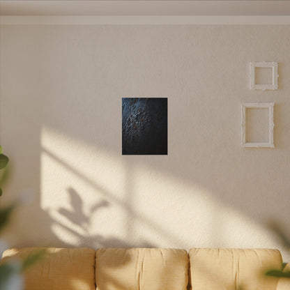 Rust Patina Canvas Art | Winter Dark Japandi Shadow Zen Art