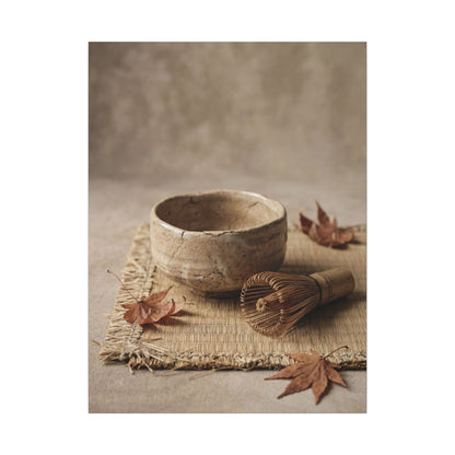 Ma Tea Ceremony Canvas Art - Japandi Texture