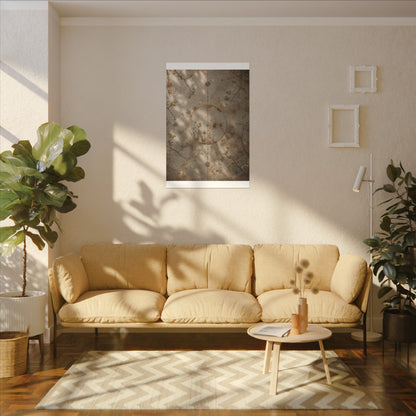 Japandi Rust Patina in Dappled | Japanese Pattern Canvas Art