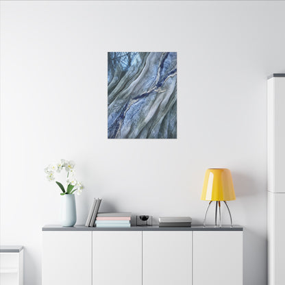 Moonlight Silk Drape Canvas Art - Japandi Mono No Aware