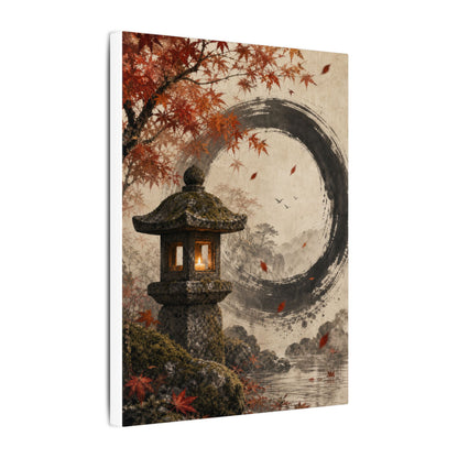 Ma Stone Lantern Canvas Art - Zen Enso
