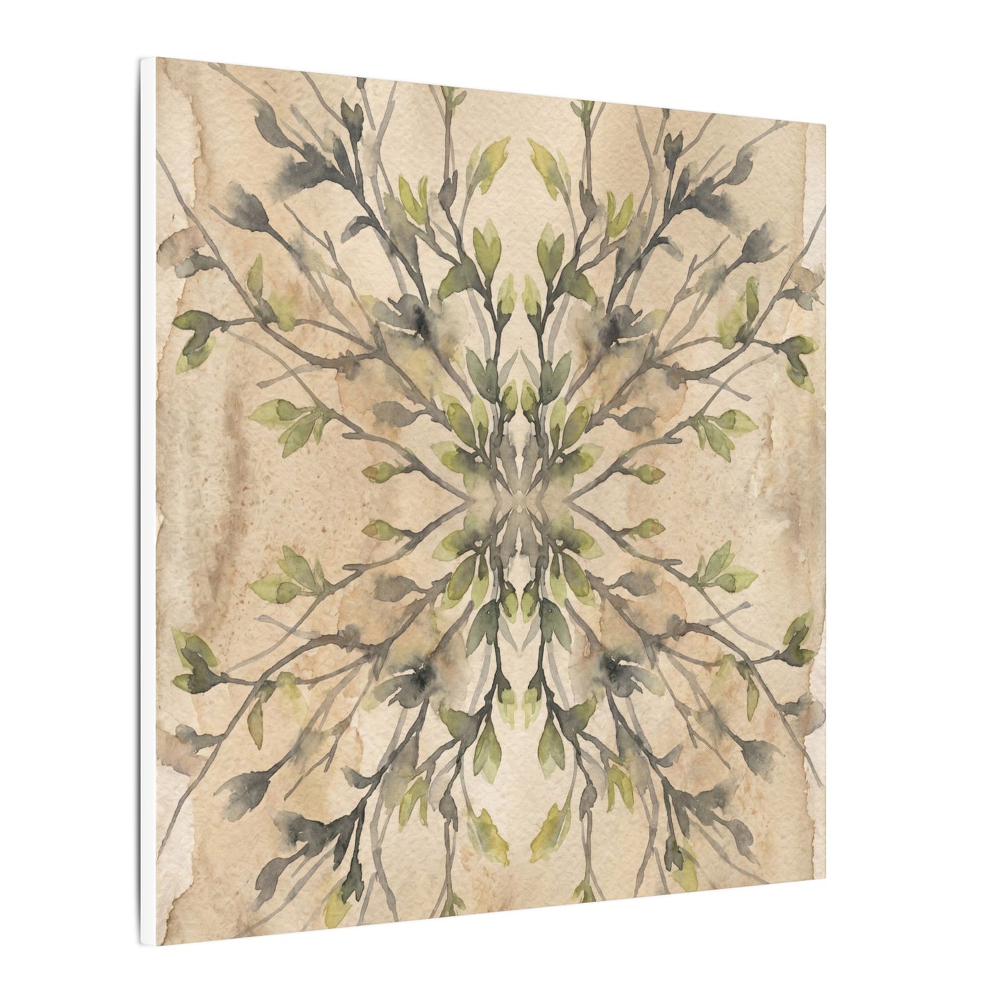Shibui Shadow Play Canvas Art - Japandi Watercolor