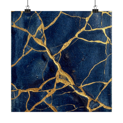 Kintsugi Crackle Wall Art Print Art Print
