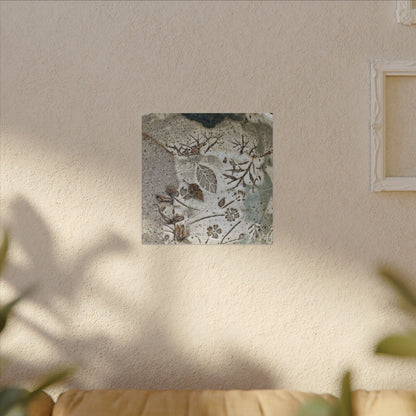 Ceramic Bowl Winter Canvas Art | Japandi Earthy Design