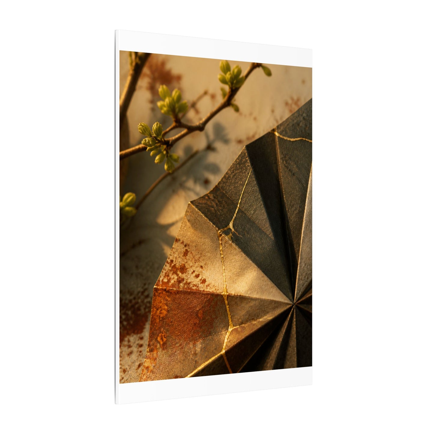 Ma Paper Fold Canvas Art - Kintsugi Broken Beauty