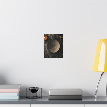 Ceramic Bowl Spring Canvas Art | Japandi Earthy Design