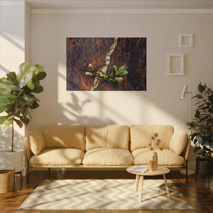 Overcast Rust Patina Canvas Art - Kintsugi Datsuzoku