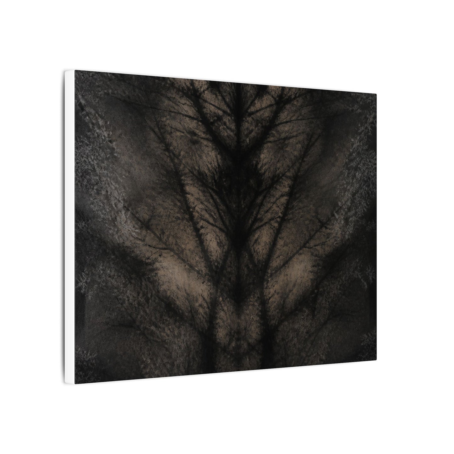Seijaku Shadow Play Canvas Art - Dark Japandi Charcoal Ink