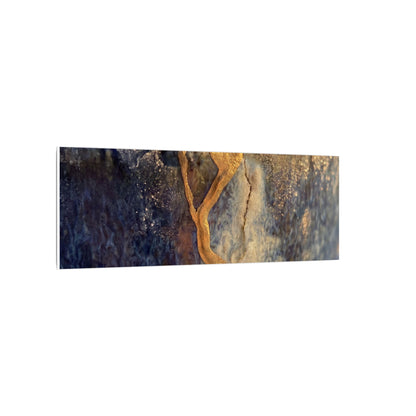 Winter Ceramic Bowl Gold Vein Canvas Art | Healing Decor