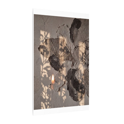 Shadow Play Summer Canvas Art | Japandi Elegant Design