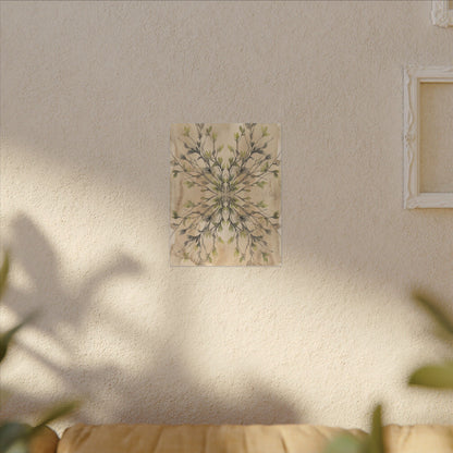 Shibui Shadow Play Canvas Art - Japandi Watercolor