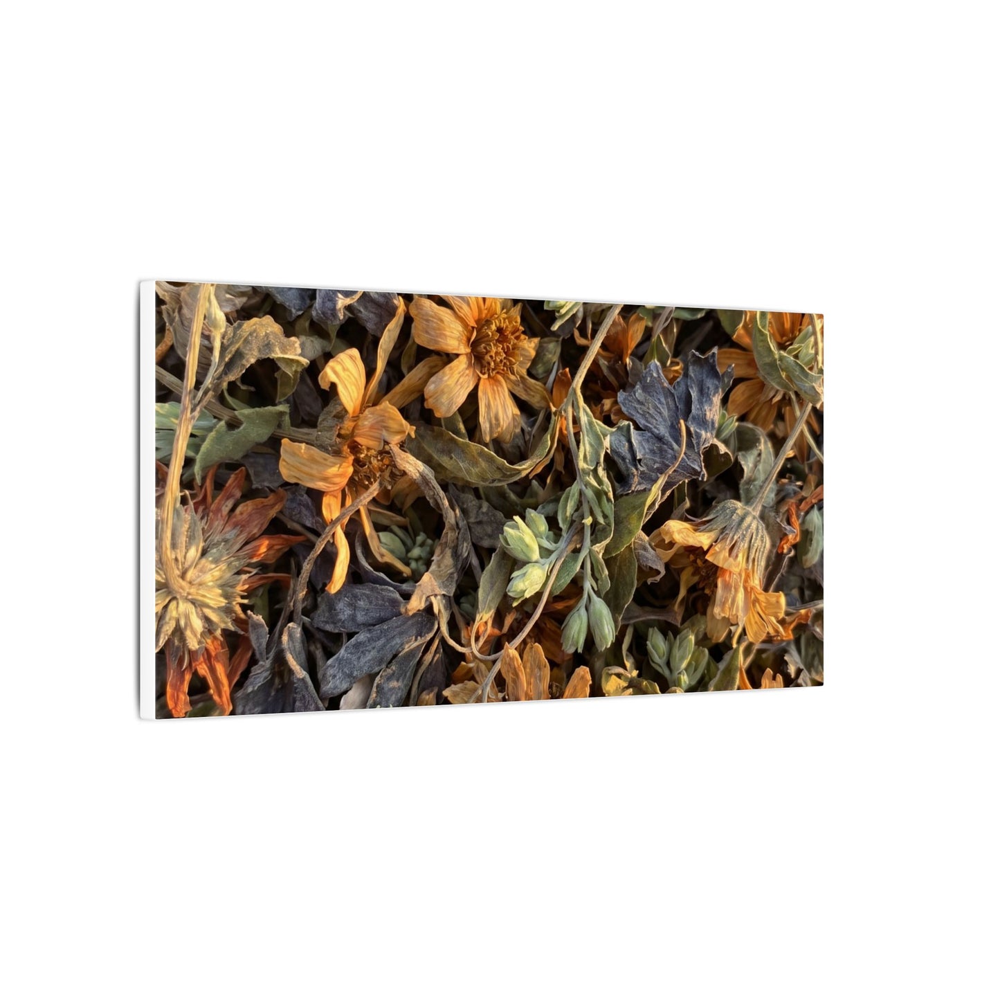 Spring Dried Flowers Japanese Pattern Canvas Art | Warm Decor