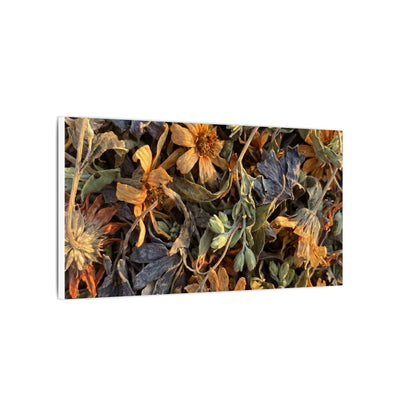 Spring Dried Flowers Japanese Pattern Canvas Art | Warm Decor