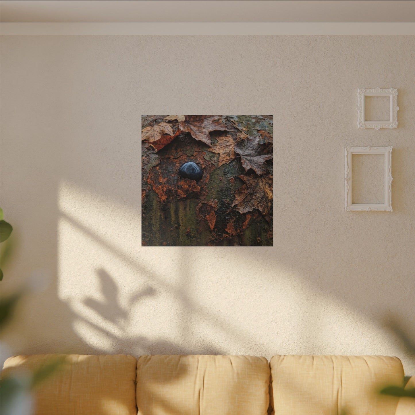 Datsuzoku Rust Patina Canvas Art - Dark Japandi Moody Minimal