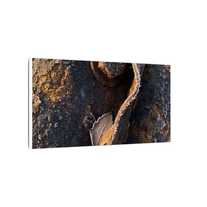 Moody Rust Patina Canvas Art - Moody Minimal Dark Japandi