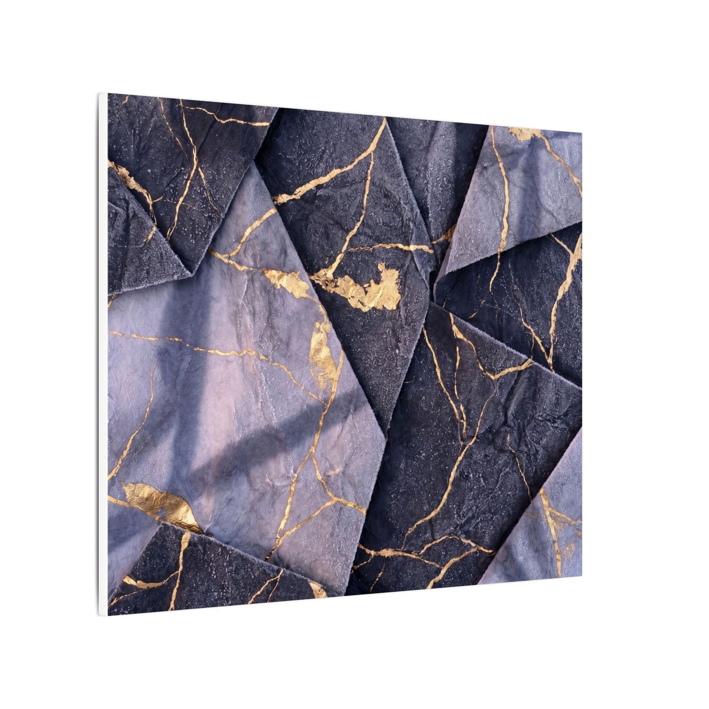 Seijaku Paper Fold Canvas Art - Kintsugi Gold Vein