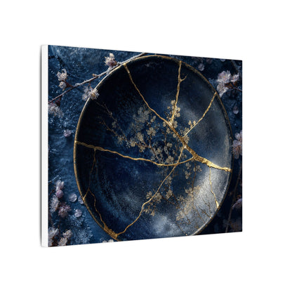 Cherry Blossom Winter Canvas Art | Kintsugi Philosophical Design