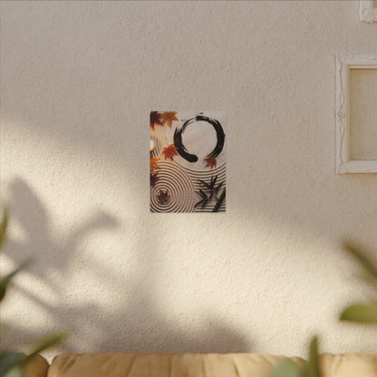 Tranquil Rock Garden Canvas Art - Enso Zen