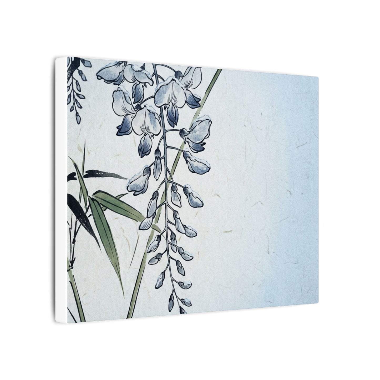 Zen Wisteria in Moonlight | Ukiyo E Inspired Canvas Art