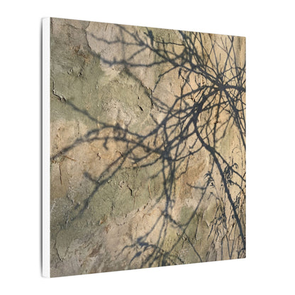 Japandi Shadow Play in Golden Hour | Texture Canvas Art