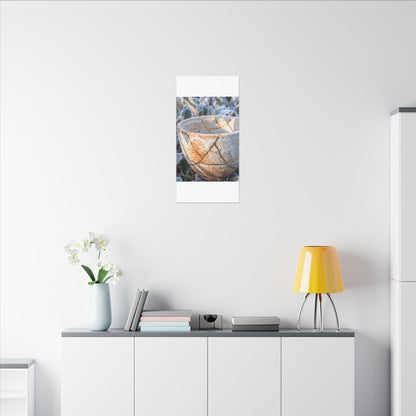 Resilient Ceramic Bowl Canvas Art - Gold Vein Kintsugi