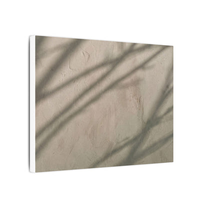 Shadow Play Japanese Pattern Canvas Art | Warm Japandi Art