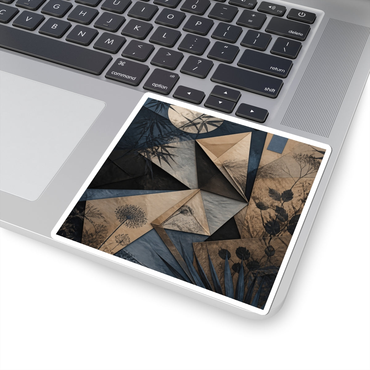 Cozy Paper Fold Sticker - Minimal Line Japandi