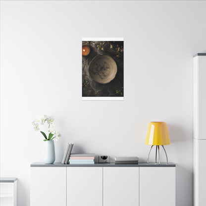Ceramic Bowl Spring Canvas Art | Japandi Earthy Design