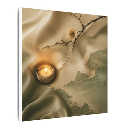 Silk Drape Japanese Pattern Canvas Art | Warm Japandi Art