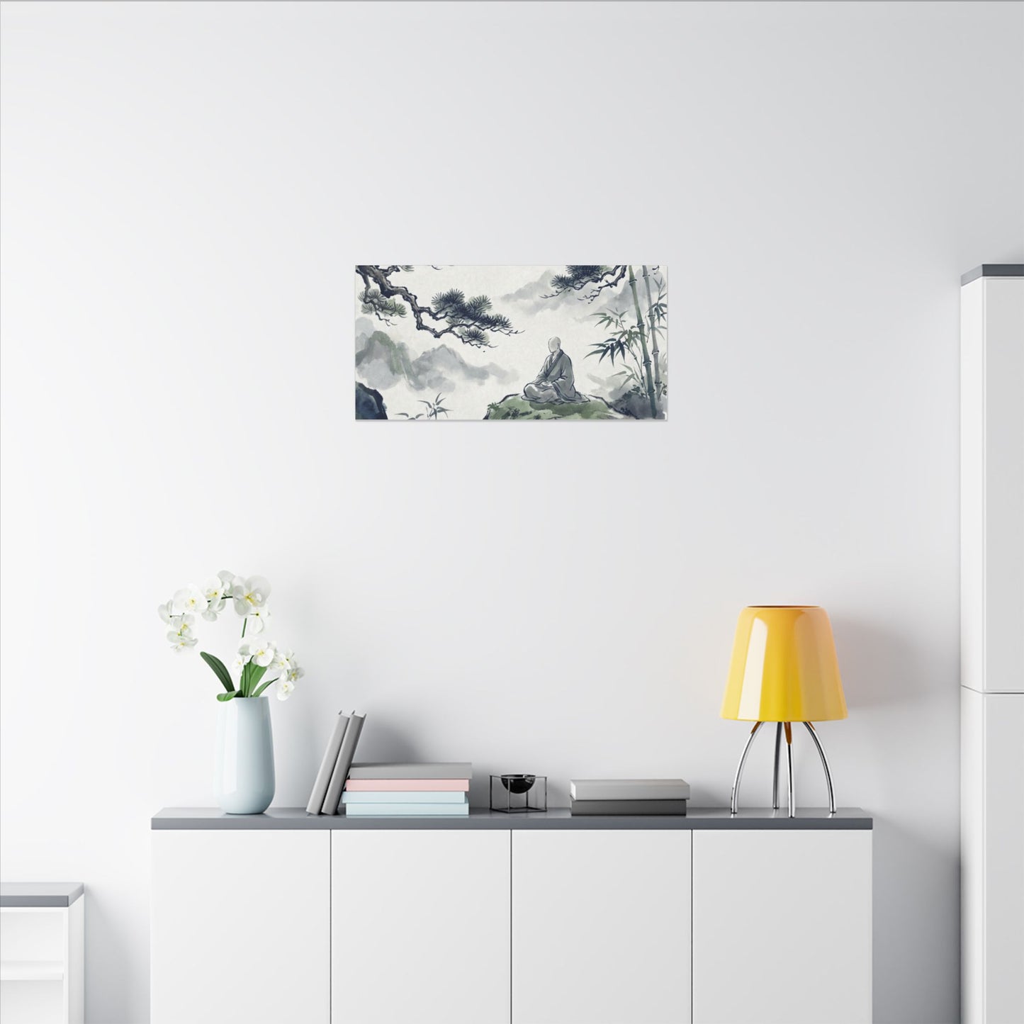 Zen Sumi-e Canvas Art