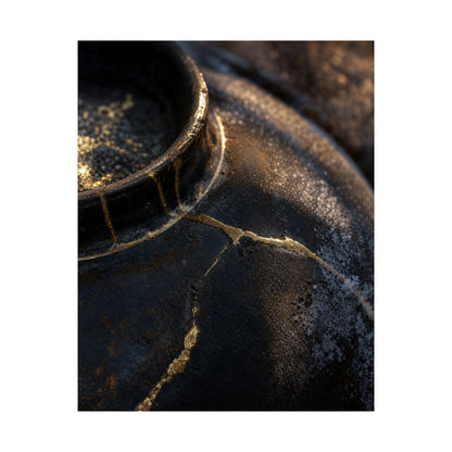 Winter Rust Patina Broken Beauty Wall Art Print | Artful Decor