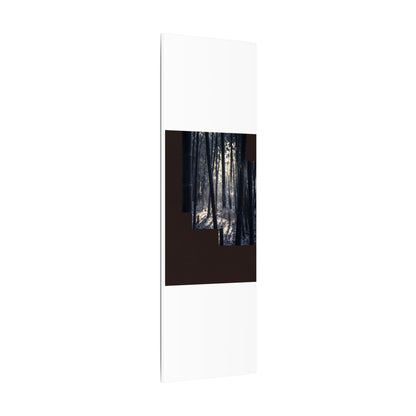 Bamboo Grove Canvas Art | Winter Dark Japandi Moody Minimal Art