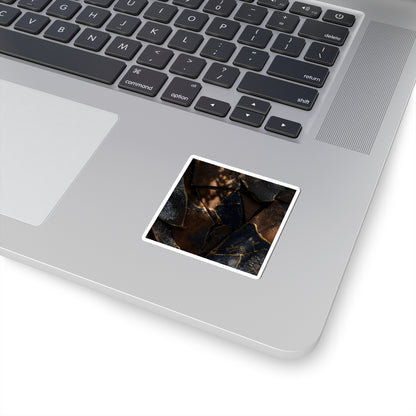 Broken Pottery Sticker | Winter Dark Japandi Dark Texture Art
