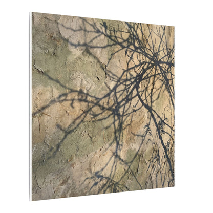 Japandi Shadow Play in Golden Hour | Texture Canvas Art